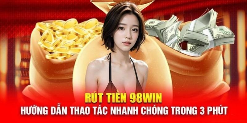 Thao tác rút tiền 98Win đơn giản, nhanh chóng